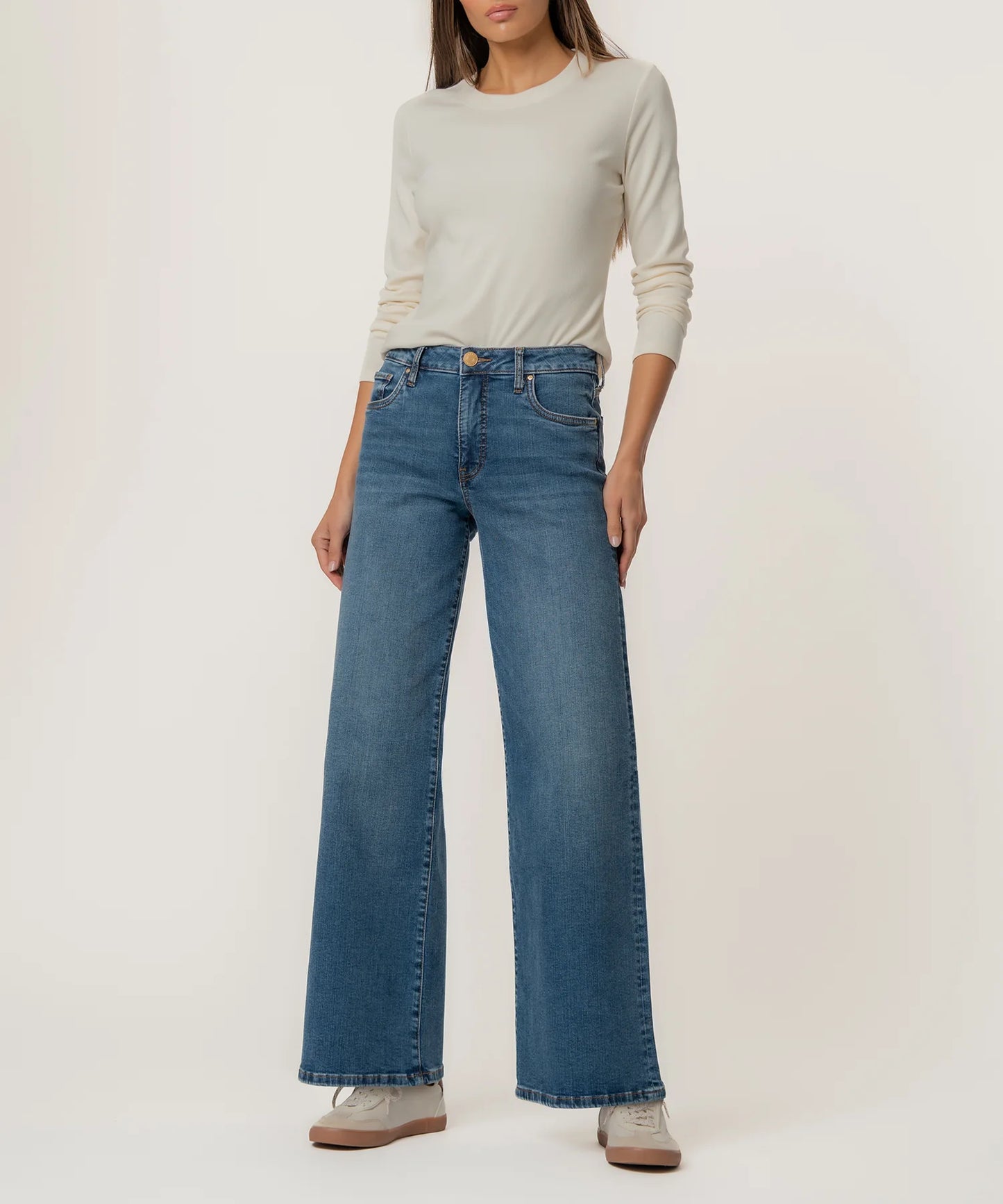 KUT Maya High Rise Wide Leg - Generous
