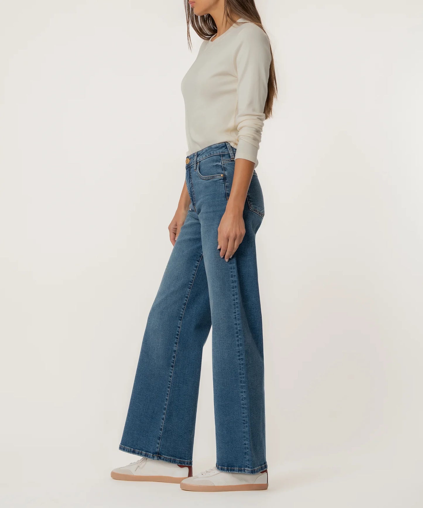 KUT Maya High Rise Wide Leg - Generous