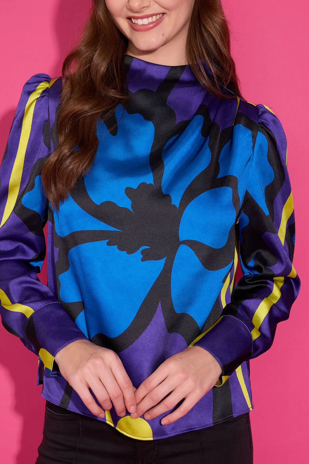 Alden Adair Scarlett Top - Violet Orchid