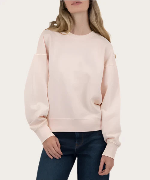 KUT Skye Pullover Sweatshirt- Pale Pink