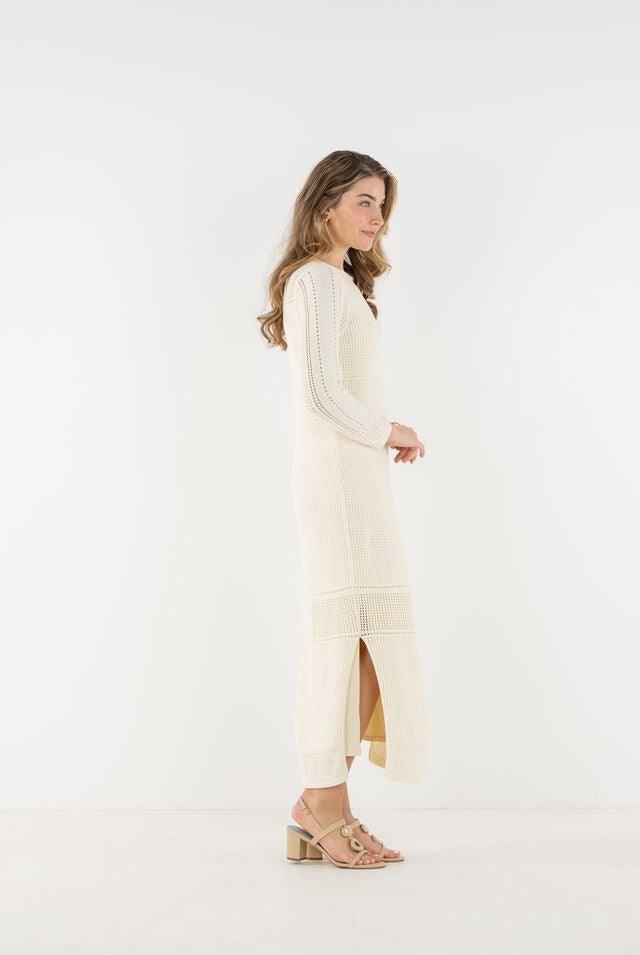 Emily McCarthy Marbella Knit Dress - Sandshell