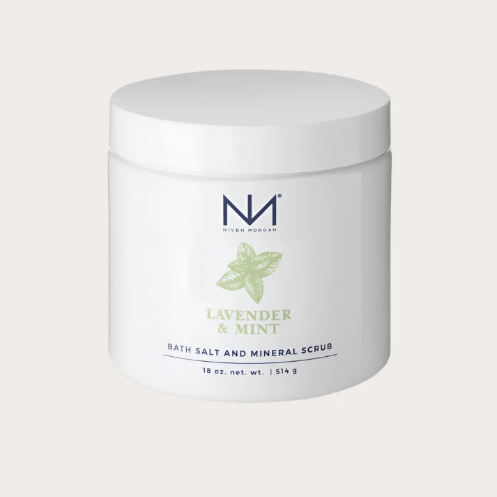 Niven Morgan Lavender Mint Bath Scrub