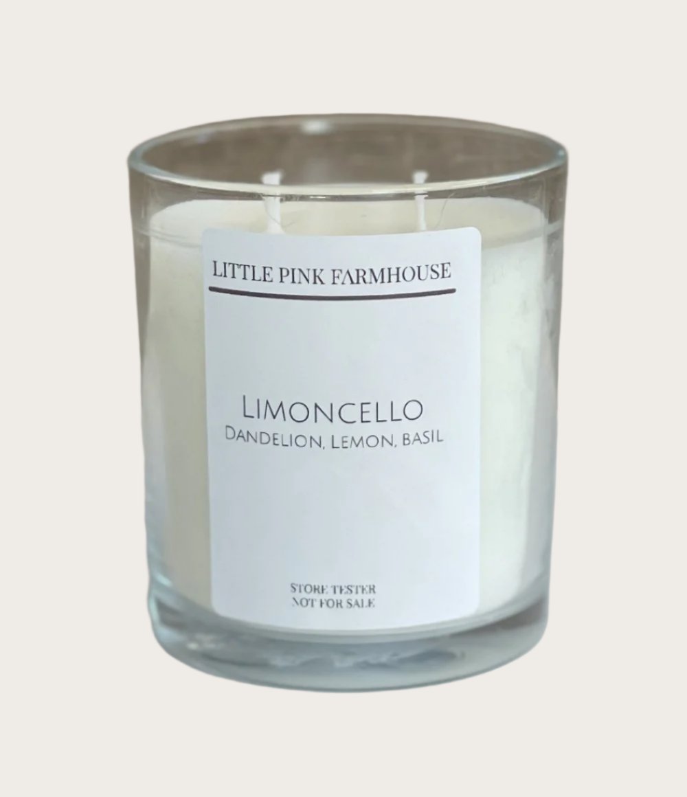 Little Pink Farmhouse Candle