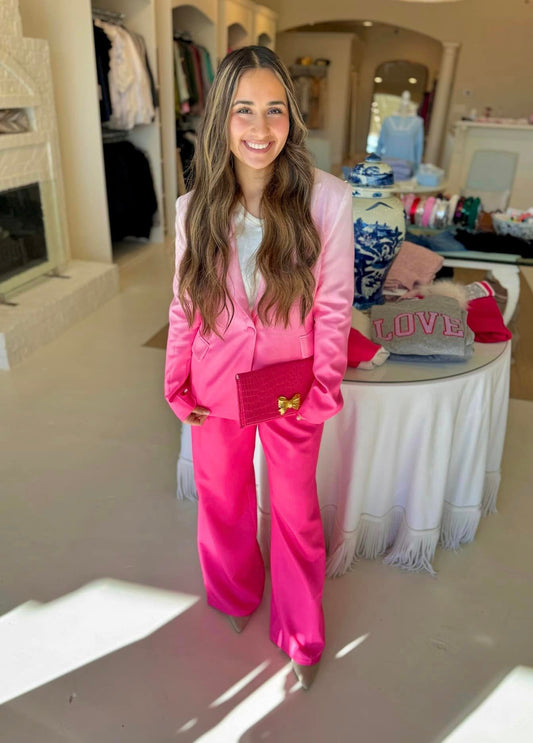 EAB Favorites Magenta Wide Leg Trouser