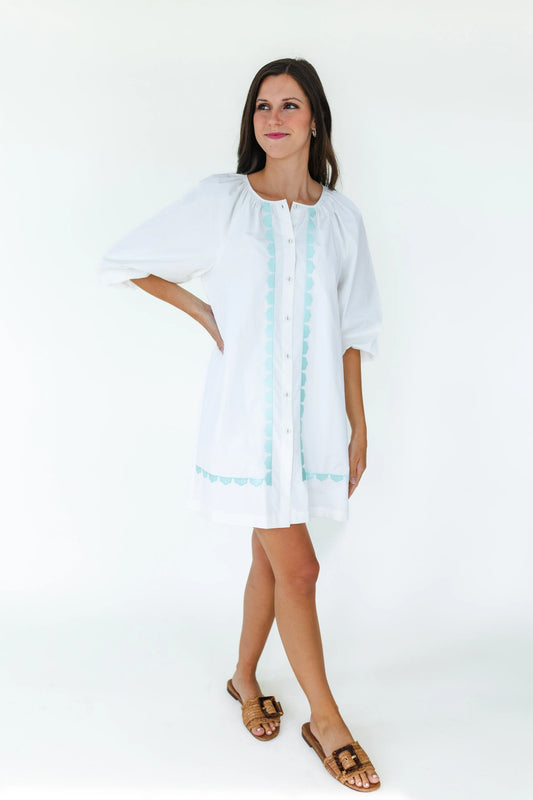 Mary George Emma Dress- Star White
