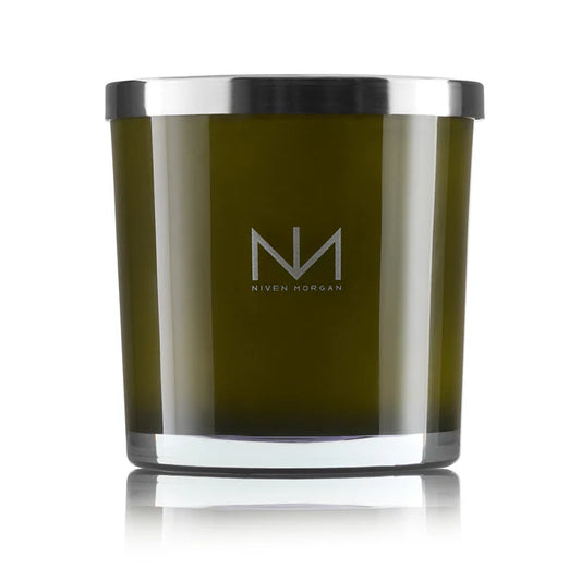 Niven Morgan Double Wick Candle- White Flower