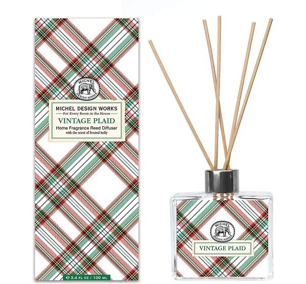 Vintage Plaid Home Fragrance Reed Diffuser
