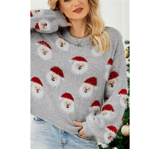 Miss Sparkling Santa Sweater