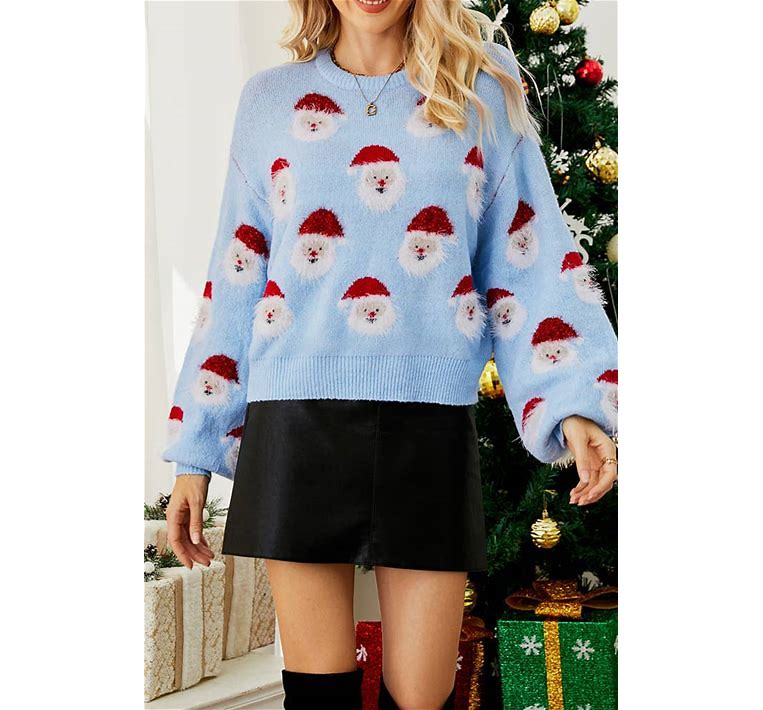 Miss Sparkling Santa Sweater