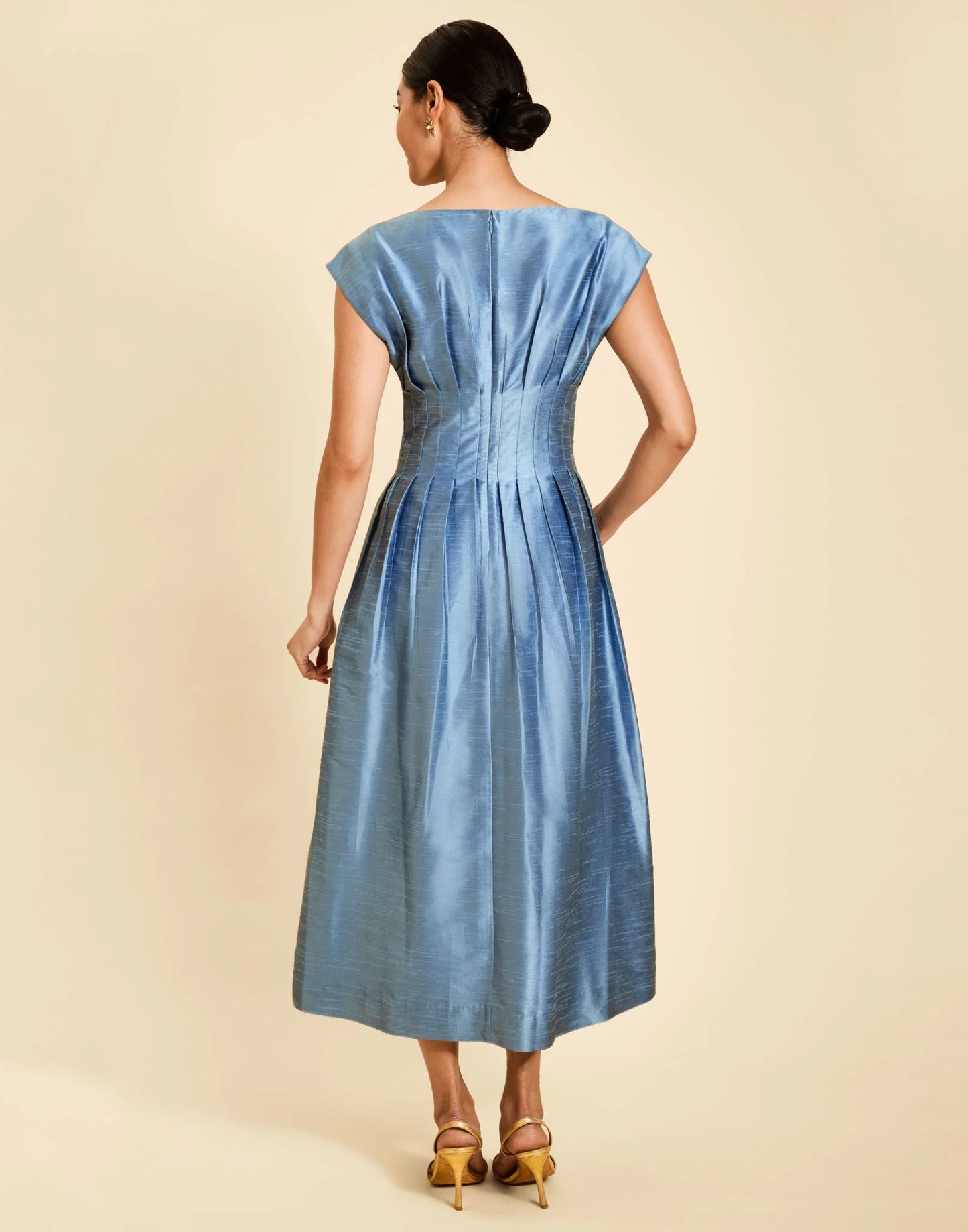 Mestiza Quinn Midi Dress - Lapis Blue