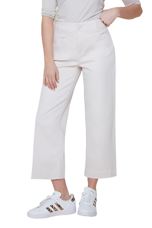 Renuar Woven Pant- Oyster