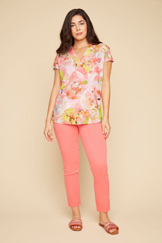 Renuar Multicolor Woven Blouse