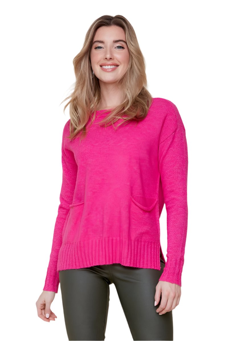 Renuar Knit Sweater- Orchid