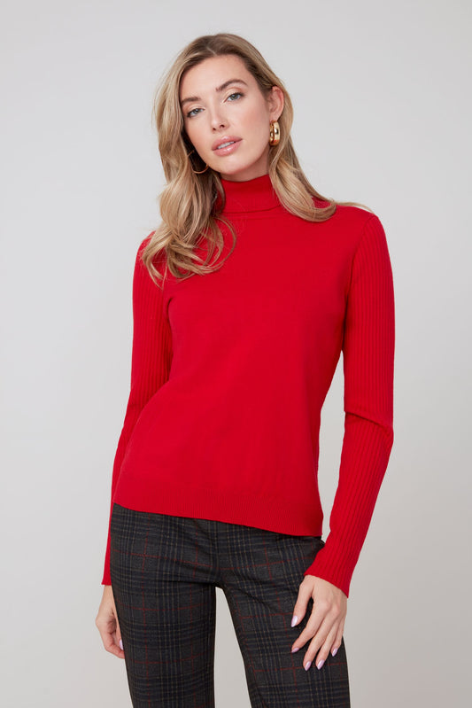 Renuar Knit Sweater - Red