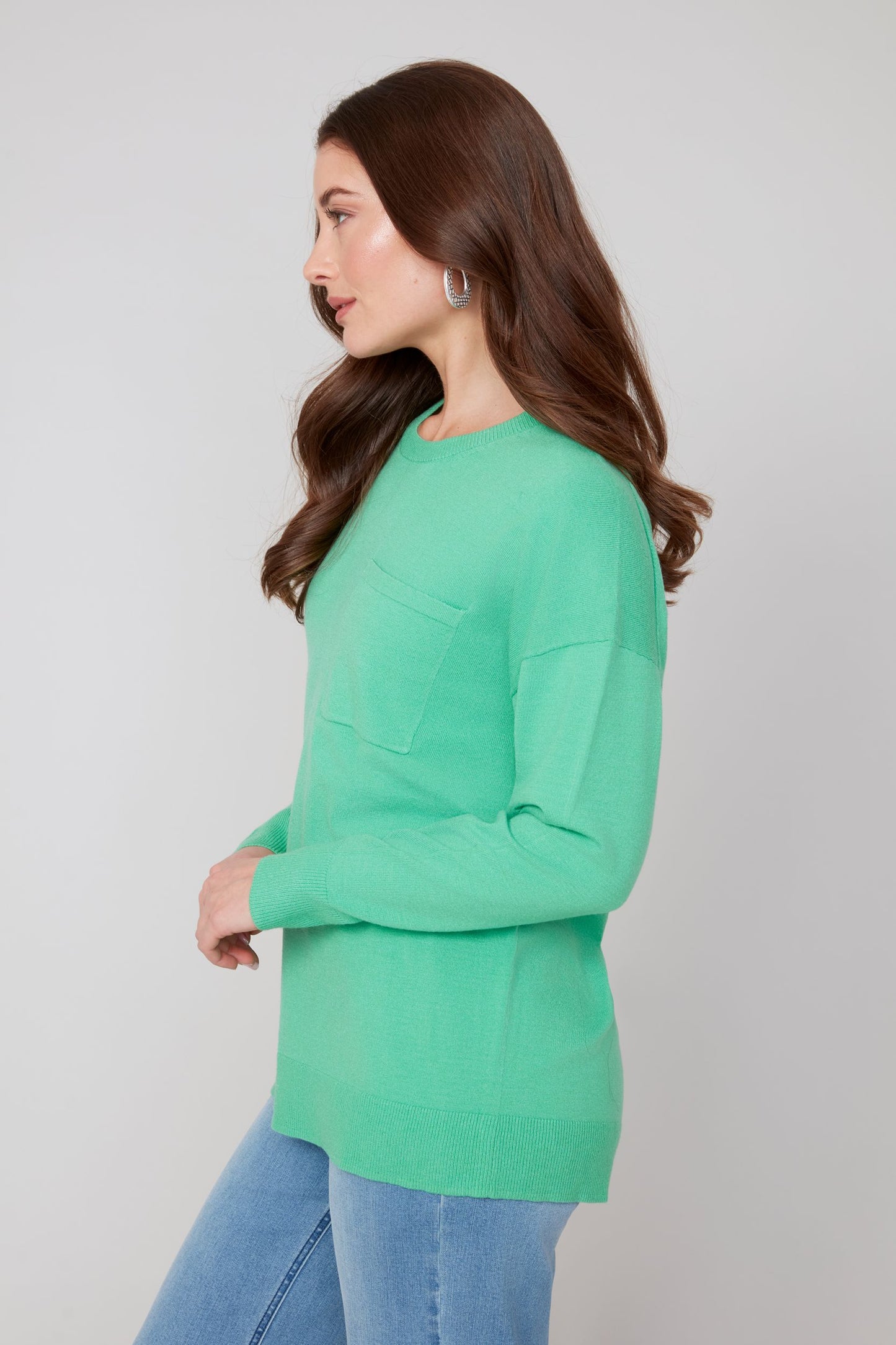 Renuar Knit Sweater - Green