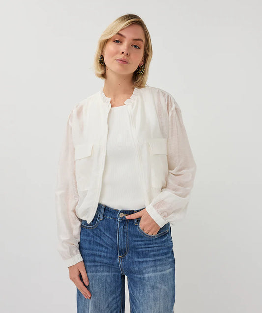 Esqualo Light-Weight Bomber - Cream