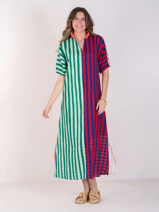 Emily McCarthy Poppy Maxi - Stripe Mix