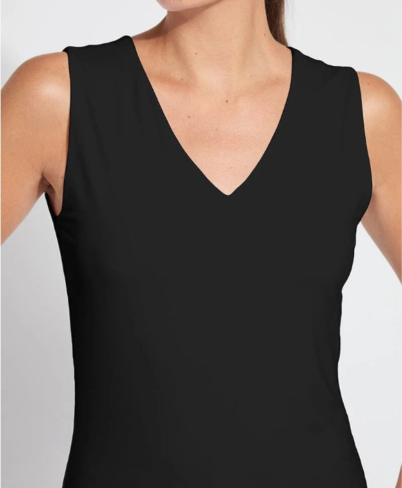 Lysse Essential V-Neck Shell - Black