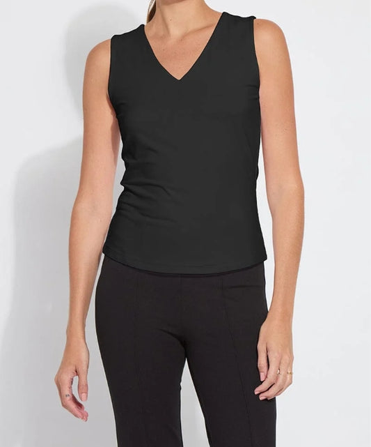 Lysse Essential V-Neck Shell - Black