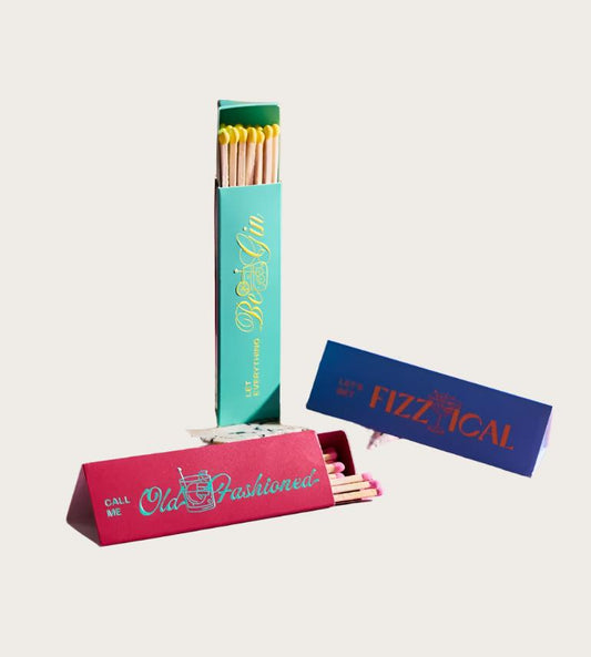 Rewined Cocktail Collection Triangle Matchbox