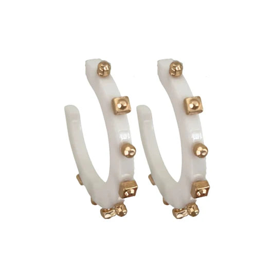 Smith & Co Rhinestone Hoops