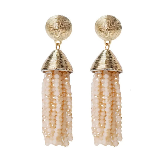 St Armands Beaded Tassel Earrings