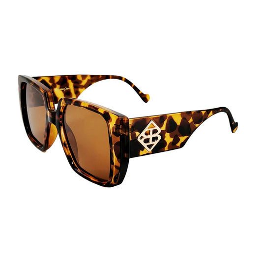 Brianna Cannon Tortoise Sunglasses w/  Polarized Lenses