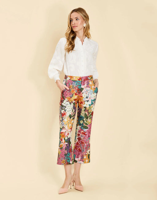 Mestiza Tuxedo Crop Kick Pants - Midnight Meadows