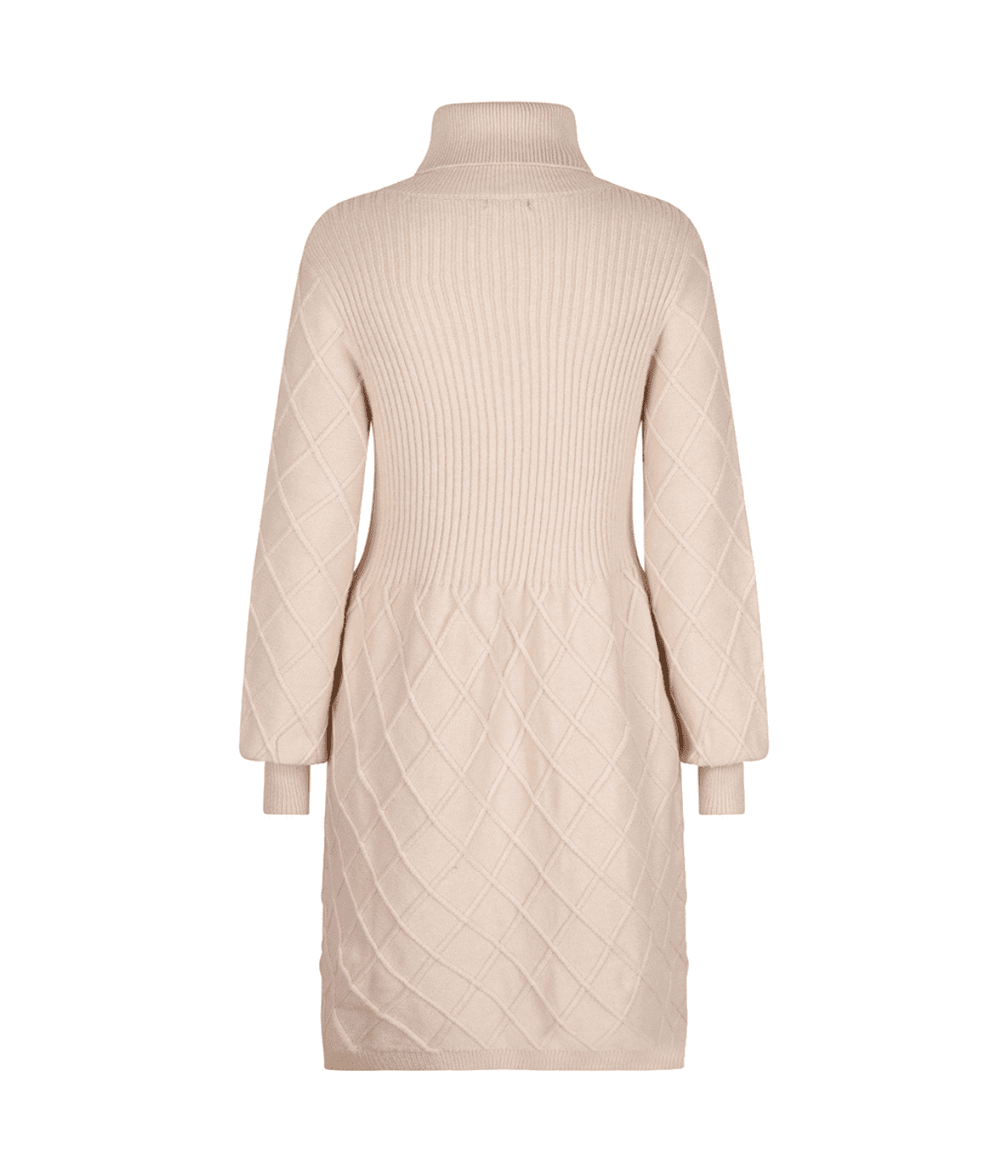 Esqualo Ribbed Sweater Dress- Light Sand