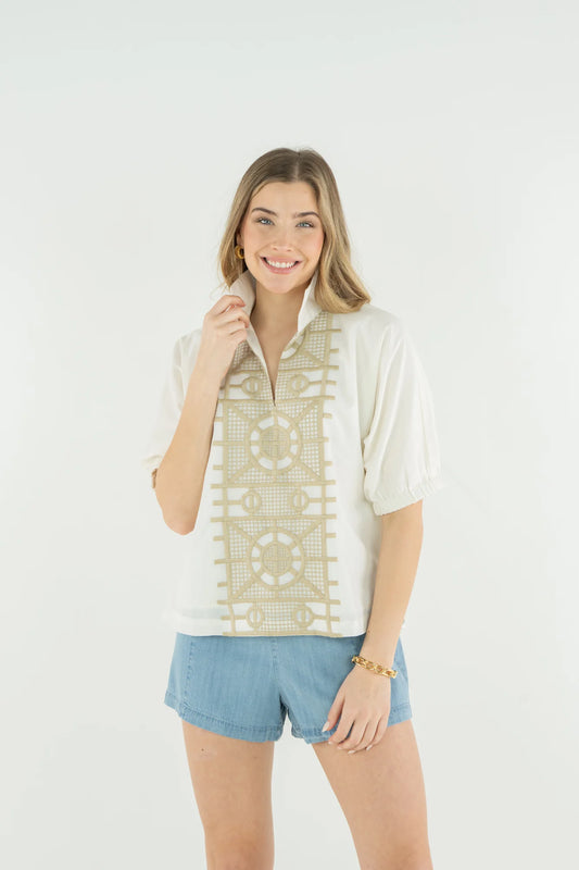 Emily McCarthy Poppy Top - Trellis