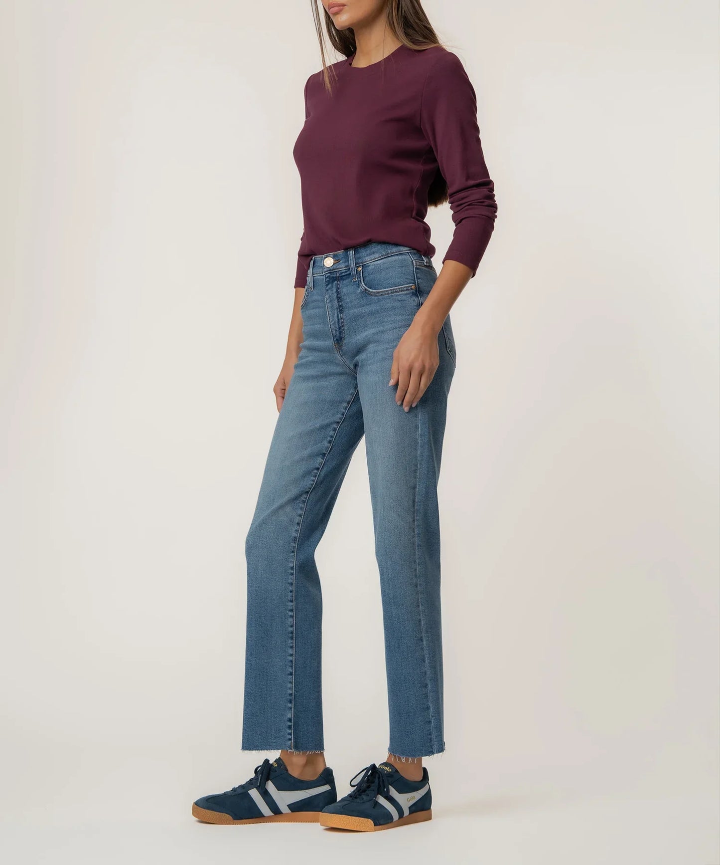 KUT Avery High Rise Straight Leg Jean - Building
