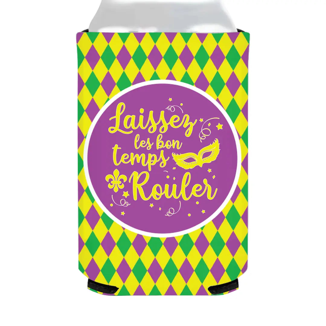 Mardi Gras Laissez Les Bon Can Cooler