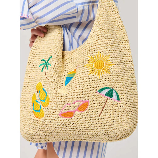 Cabana Slouchy Tote - Natural