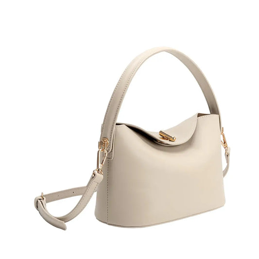 Melie Bianco Lana Bone Vegan Leather Crossbody Bag