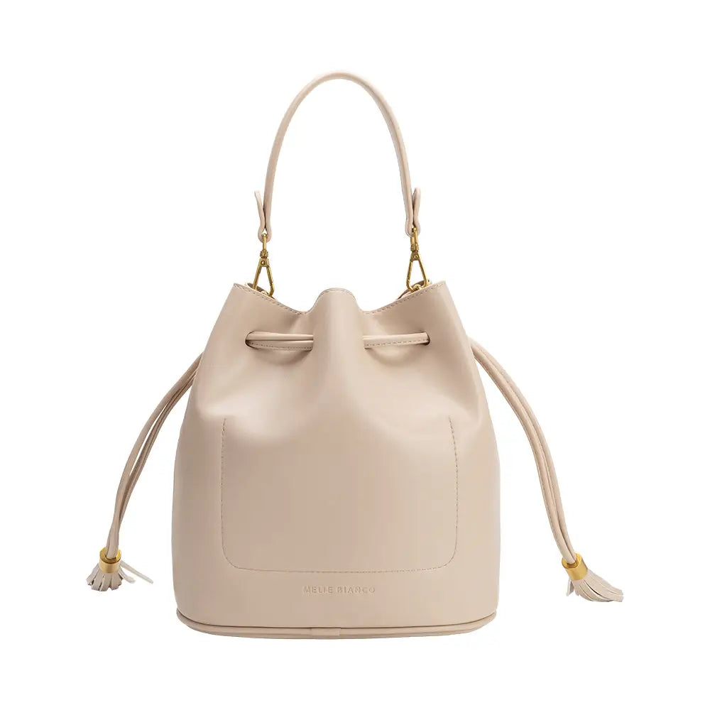 Melie Bianco Janae Bone Top Handle Bag