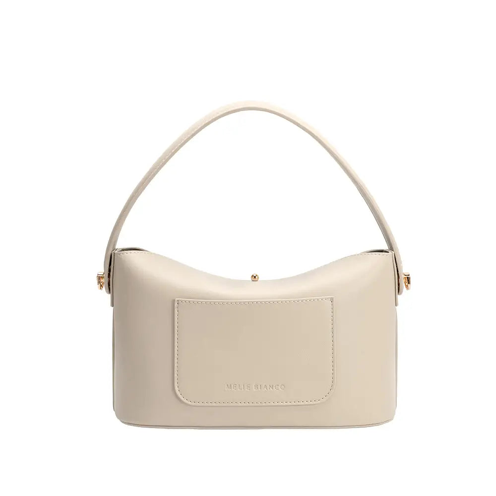 Melie Bianco Lana Bone Vegan Leather Crossbody Bag