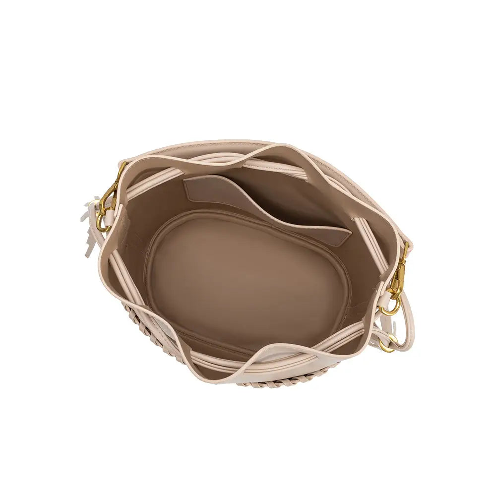 Melie Bianco Janae Bone Top Handle Bag