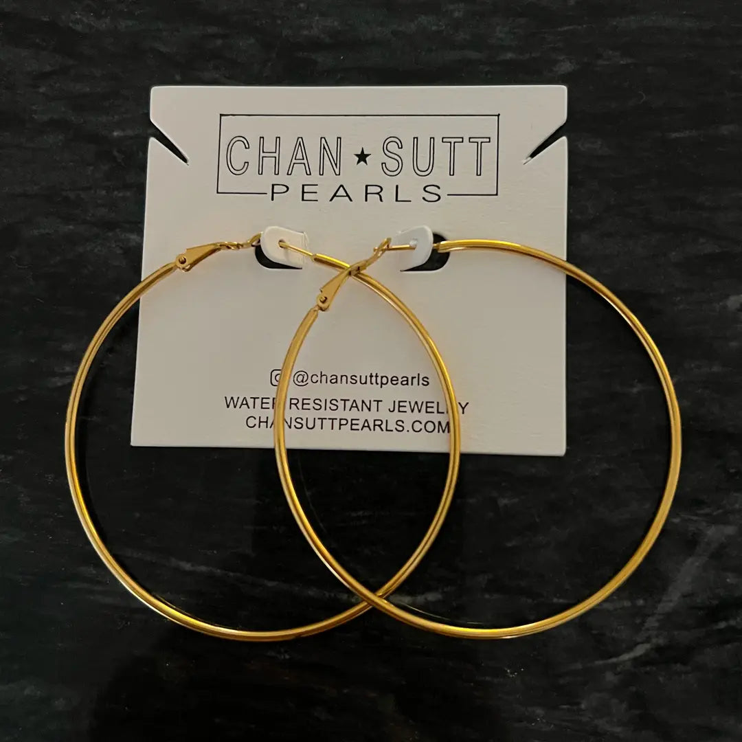 XL Gold Hoops