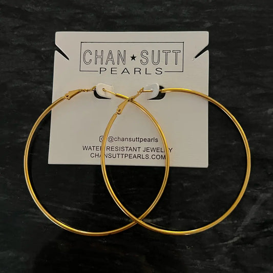 XL Gold Hoops