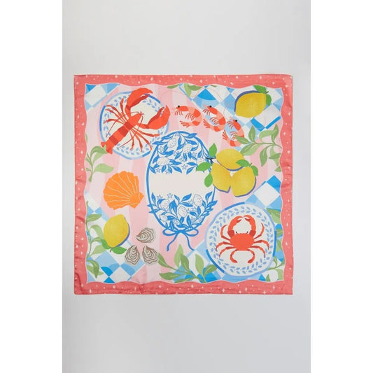 Seaside Feast Print Bandana