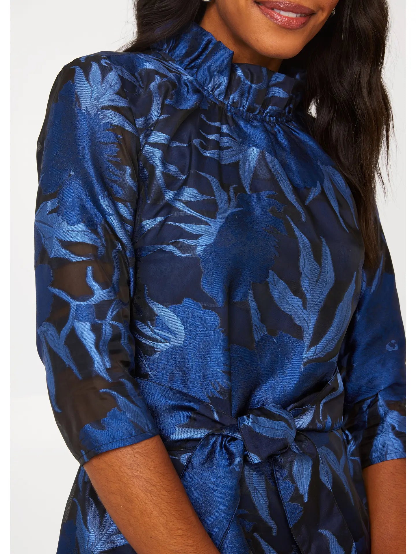 Abbey Glass Claudine Dress - Royal Blue