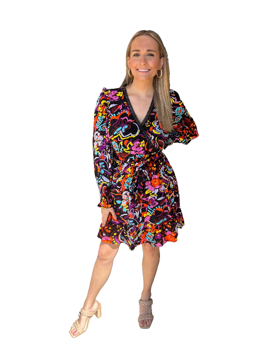 Joy Joy Hip Floral Dress