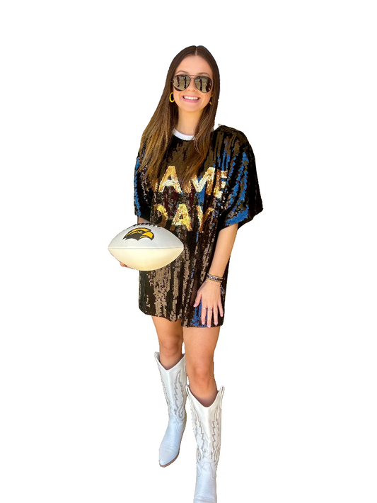 EAB Favorites Game Day Sequin Tunic