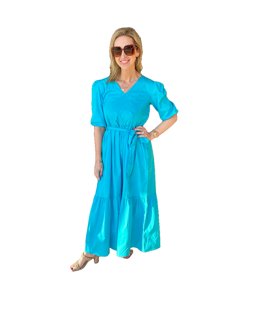 Maude Vivante Melina Dress Aqua