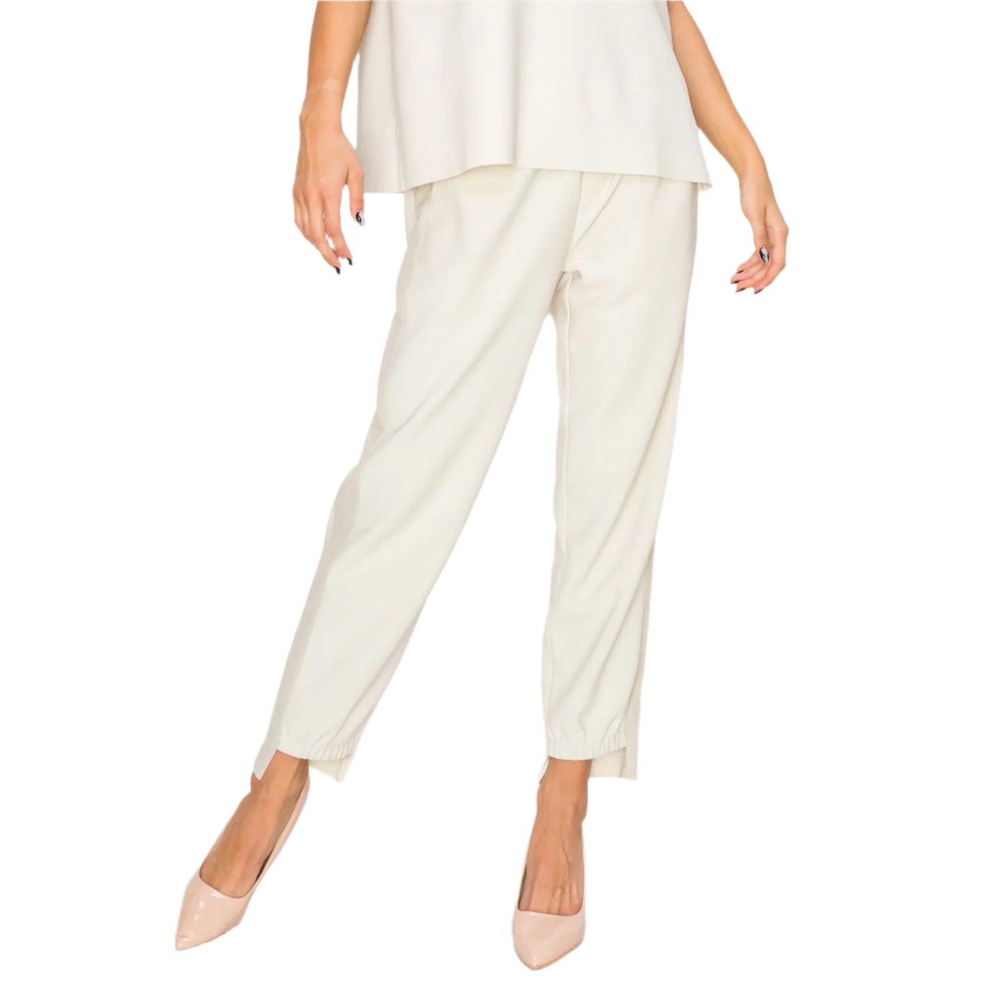 Joh Apparel Katie Knit Crepe Pants