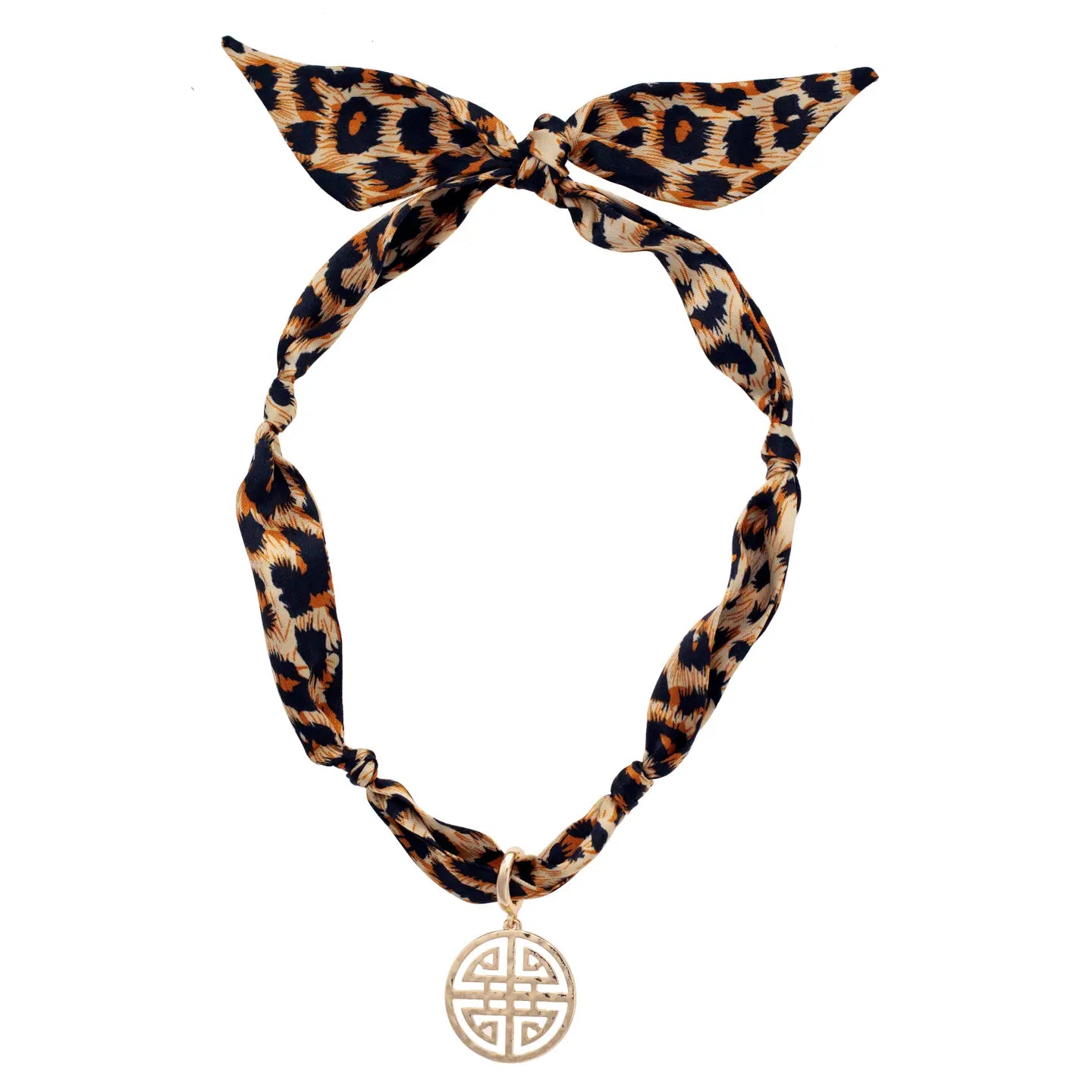 EAB Favorites Leopard Scarf Necklace