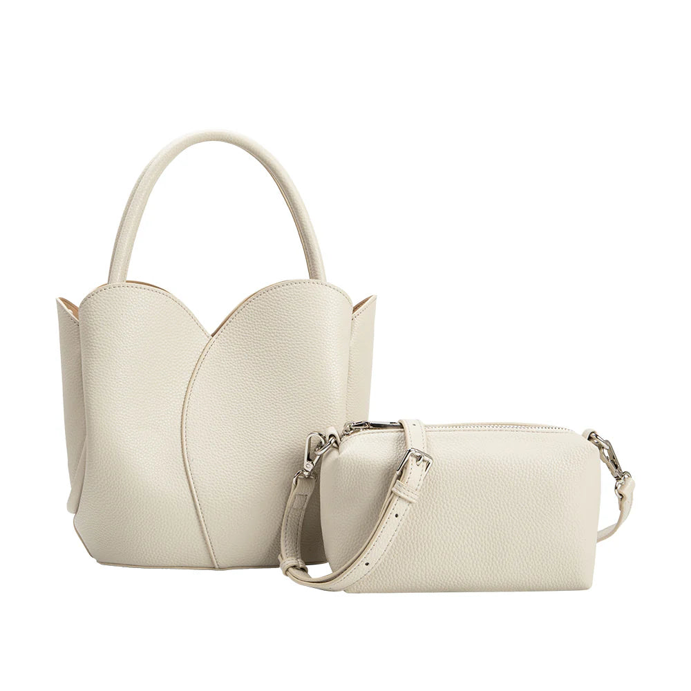 Melie Bianco Mini Tulip Top Handle Bag