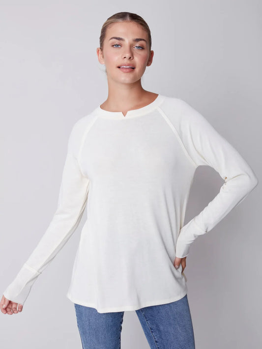 Charlie B Collection Ecru Tee