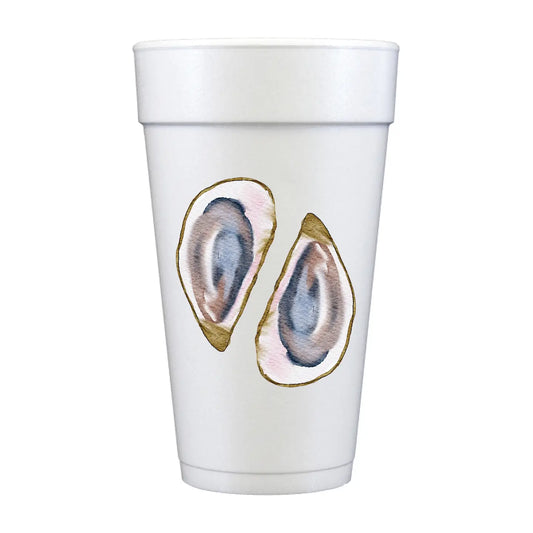 Oysters Full Color Foam Cups