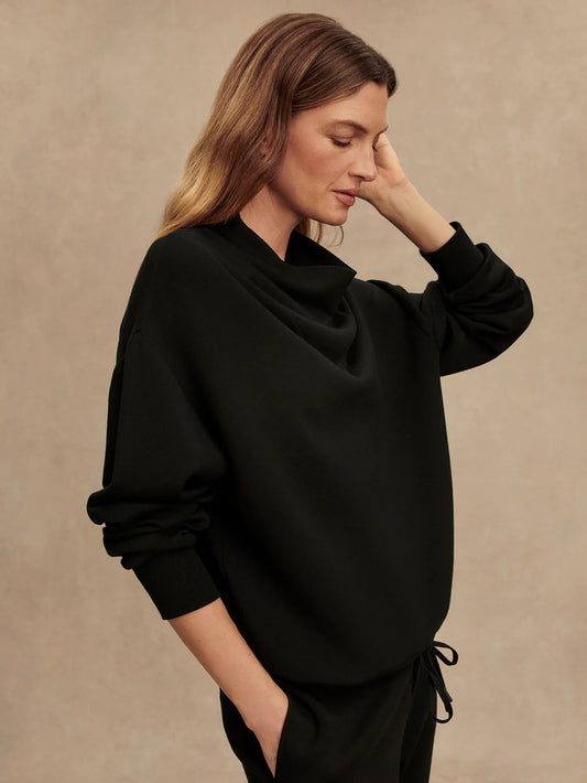 Varley Betsy Sweat Top - Black
